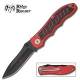 Ridge Runner Folding Knife Red Firefighter