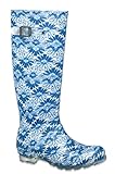 Kamik Women's Daisies Rain Boot, Blue, 9 M US