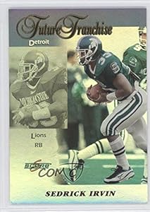 Sedrick Irvin Detroit Lions (Football Card) 1999 Score [???] #4