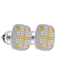 0.27CTW-DIA MICRO-PAVE EARRING