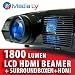 MediaLy LCD D100 HDMI BEAMER PROJEKTOR 1800 LUMEN HD