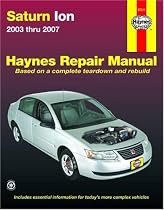 Saturn Ion 2003-2007 (Automotive Repair Manual)