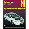 Saturn Ion, 2003-2007 (Automotive Repair Manual)