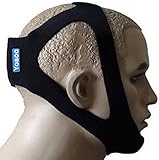 ZJchao Professional Anti Stop Snore Snoring Chin Strap Belt (Adjustable-One size fits all)