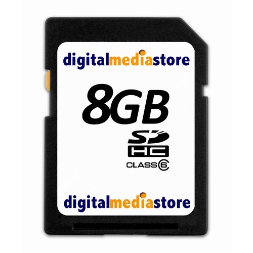 digitalmediastore 8Gb SDHC Class 6 with Lifetime Warranty for Sony bloggie Mobile HD Snap MHS-CM5, MHS-PM5, MHS-PM5K