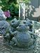 Circle of Frogs Decorative Rain Gauge