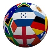 World Cup Soccer Ball - 48"H x 48"W - Peel and Stick Wall Decal by Wallmonkeys
