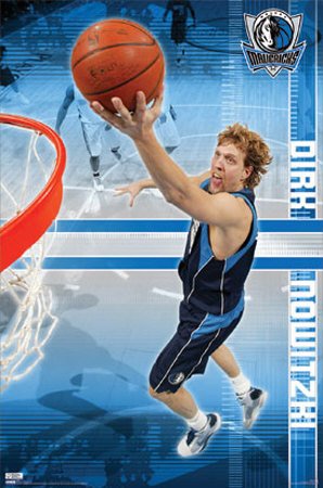 Dallas Mavericks - Dirk Nowitzki Poster Print, 22x34 Poster Print, 22x34