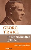In den Nachmittag gefl�stert: Gedichte 1909-1914