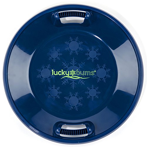 Lucky Bums Plastic Saucer Sled (Blue, 25-Inch Diameter)