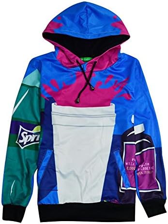 CHIC Pullovers funny Sprite Men 3d fleece hoody Sweatshirt Sport Suit Hoodies (L)