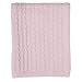 Amy Coe Chenille Cable Blanket - Pink