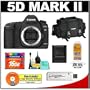 Canon EOS 5D Mark II Full-Frame Digital SLR Camera + 16GB Card + Canon 2400 DSLR Gadget Bag Case + Accessory Kit