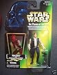Star Wars Power of the Force Green Hologram Card Han Solo with Heavy Assault Rifle and Blaster