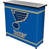 NHL8000-SLB - NHL St. Louis Blues 2 Shelf Portable Bar w/ Case