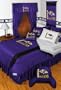 BALTIMORE RAVENS 5PC FULL BEDDING SET, Comfoter, 4pc Full Sheet Set, Boy Football NFL bag