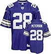 Adrian Peterson Jersey: Reebok Purple Alternate Replica #28 Minnesota Vikings Jersey