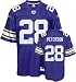 Men`s Minnesota Vikings #28 Adrian Peterson Throwback Replica Jersey - 2XL