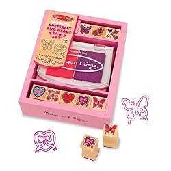 Melissa & Doug Stamp Sets Butterfly And Hearts Stamp Set