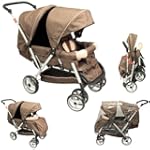 Poussette double pour enfants d'ages...