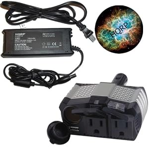 HQRP Car Charger DC AC Laptop Travel Adapter Power Inverter for Dell Inspiron 1410 1440... by HQRP