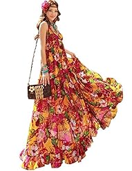 Sleeveless Backless Chiffon/Polyester Full Length Checkered Print Maxi Dress 