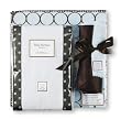 SwaddleDesigns Receiving Gift Set - Pastel Blue with Brown Mod Circles
