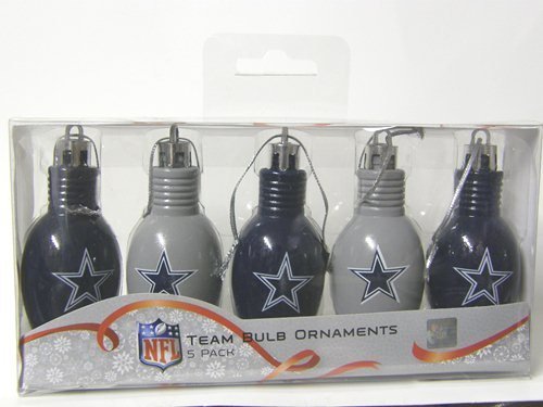 Dallas Mavericks 5 Pack Bulb Ornaments