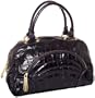 MAXX NEW YORK Ava Dome Satchel,Eggplant,one size