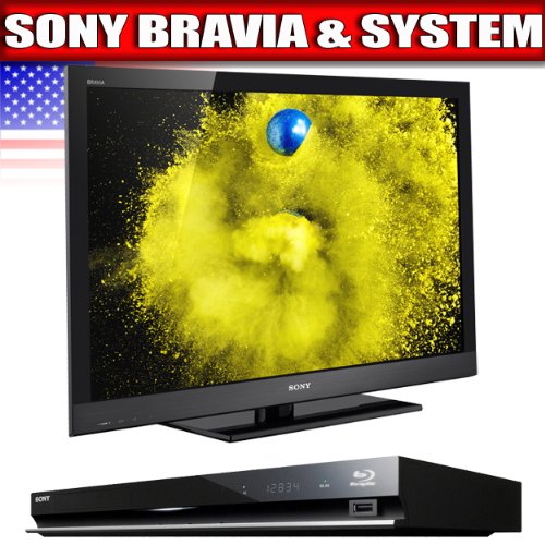 Sony BRAVIA EX 500 Series 55-Inch LCD TV, Black + Sony BDP-S570 Blu-ray Disc Player