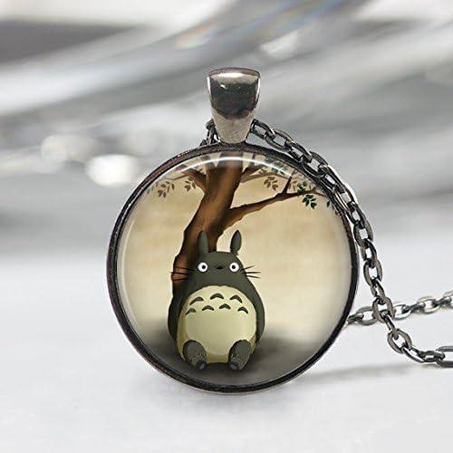 My Neighbor Totoro Inspired Necklace, Totoro Pendant, Anime Jewelry