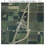 Aerial Photography Map of Bigelow, Minnesota 2010 MN