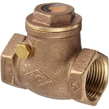 Dixon SWCV75 Brass Horizontal Swing Check Valve,  3/4" NPT Female