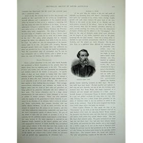 1886 Australia Journey Coast Edward John Eyre Man