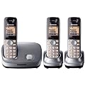 Panasonic KX-TG6513EM DECT Trio Digital Cordless Phone Set - Silver