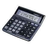 Review CASIO D-20TER / Casio Calculator Euro Desktop Battery Solar-power 12 Digit 3 Key Memory...