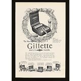 1925 Gillette Safety Razor Christmas Wreath Print Ad (12904) by AdsPast.com