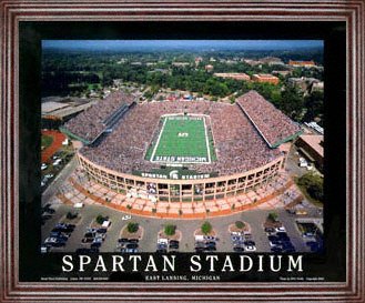 Michigan State Spartans - Spartan Stadium - Framed 26x32 Aerial Photograph