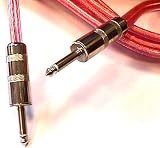 HOSA SPEAKER CABLE, CLEAR INSULATION, 12AWG x2, 3 ft.Uses Jumbo-shell 1/4 Plugs.