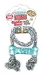 KONG Puppy Goodie Bone with Rope Dog Toy, Extra Small, Blue