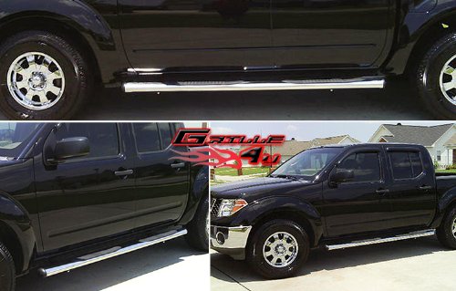 05-11 Nissan Frontier Crew Cab 4'' S/S Side Step Nerf Bars Running Boards On Sale