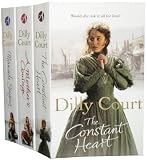 Dilly Court Collection 3 Books Set Pack New RRP: £ 20.97, 1. The Constant Heart, 2. A Mothers Courage, 3.Mermaids Singing (Paperback) (Dilly Court)