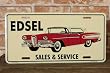 1958年型エドセルの イラストプレート FORD EDSEL 看板 CLPS11