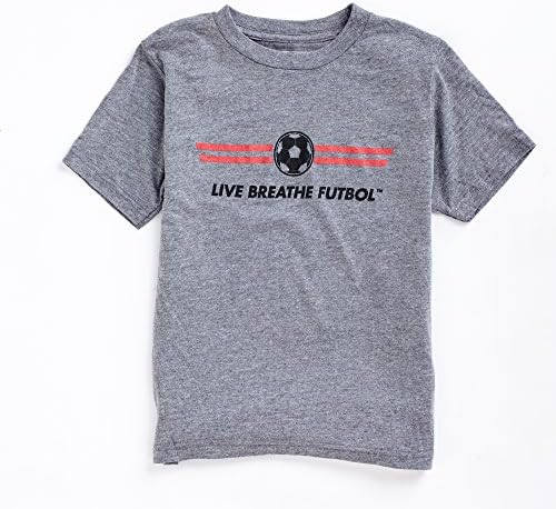 Live Breathe Futbol Winged Logo Tee Shirt (Youth-Small)