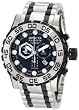 Invicta Mens 0814 Reserve Chronograph Black Dial Stainless Steel Watch