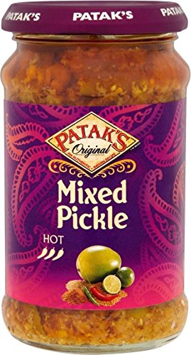 Patak der Mixed Pickle Hot (283g) - Packung mit 6