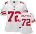 Osi Umenyiora White Reebok Replica New York Giants Women's Jersey - Large