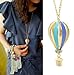 Amjimshop Vovotrade(TM)Colorful Drip Hot Air Balloon Pendant necklace