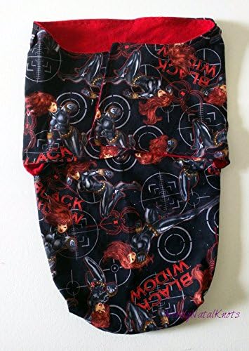 Black Widow Swaddler with Velcro