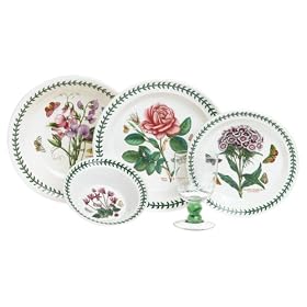 Portmeirion Botanic Garden 17-Piece Dinnerware Set, Service for 4 by Dinnerware